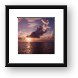 Caribbean Sunset (view from catamaran cruise) Framed Print