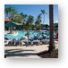 The pool life at the Allegro Punta Cana Resort Metal Print