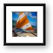 Sailing was another water-sport option Framed Print