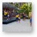 The resort offered many activities during the day, like Marenge lessons Metal Print