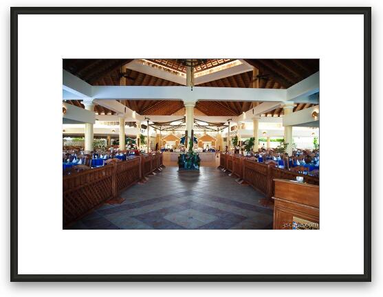 The main dining hall at the Allegro Framed Fine Art Print