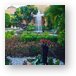 Landscaping at the Allegro Metal Print