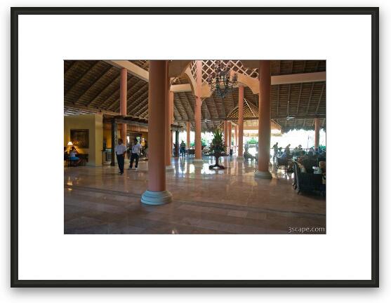 Here is the check-in area of the Allegro Framed Fine Art Print