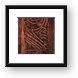 Artistic woodwork on the walls Framed Print