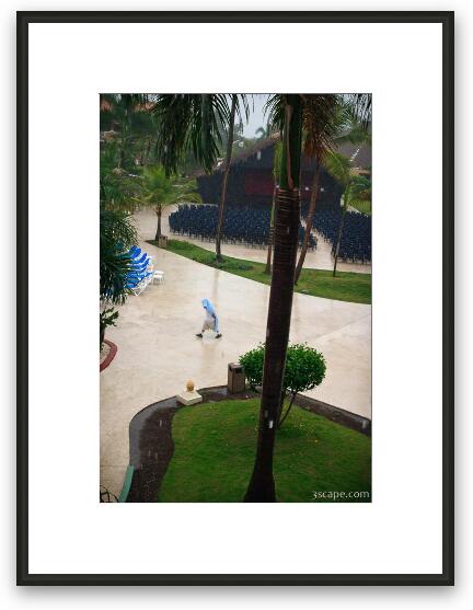 Singing in the rain Framed Fine Art Print