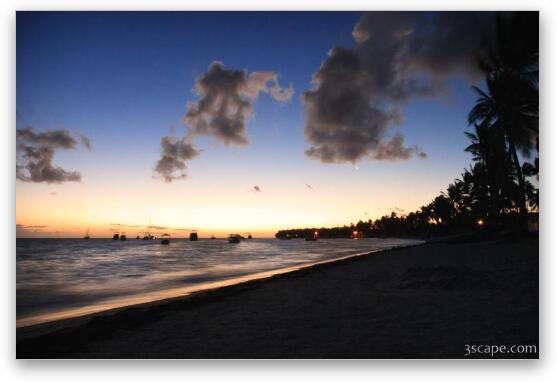 Sunrise over Punta Cana Fine Art Print