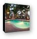 Huge whirlpool at the resort Canvas Print