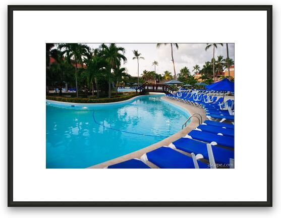 The Allegro pool Framed Fine Art Print