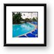 The Allegro pool Framed Print