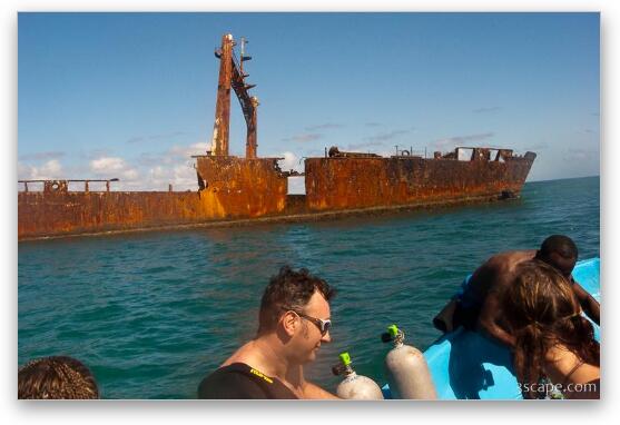 Divers getting ready Fine Art Metal Print