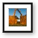 Astron rusting away Framed Print