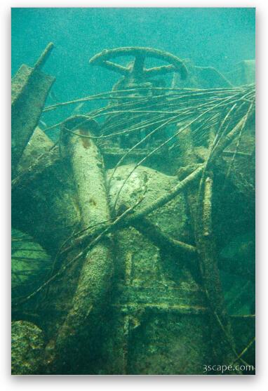 Wreckage of the Astron Fine Art Print