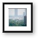 Huge crowds of people around North Ave. Beach Framed Print
