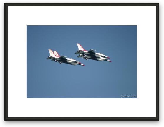 USAF F-16 Thunderbirds Framed Fine Art Print