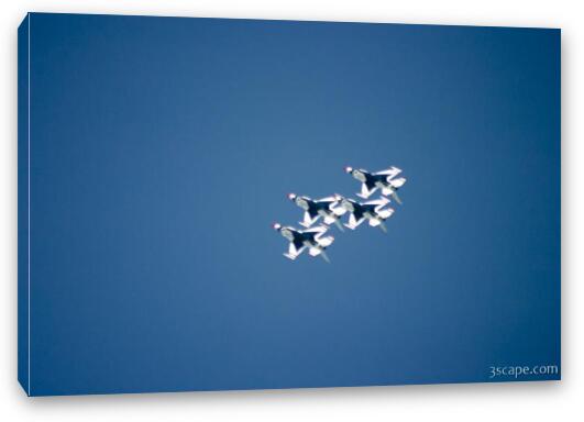 USAF F-16 Thunderbirds Fine Art Canvas Print