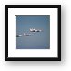 USAF F-16 Thunderbirds (Notice how close the three in front are!) Framed Print