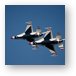 USAF F-16 Thunderbirds Metal Print