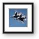 USAF F-16 Thunderbirds in formation Framed Print