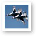 USAF F-16 Thunderbirds in formation Art Print
