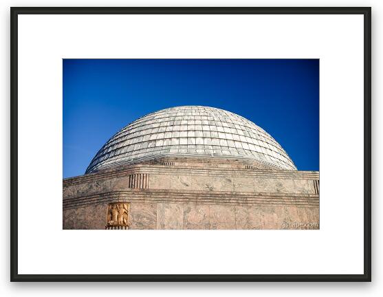 Dome of Adler Planetarium Framed Fine Art Print