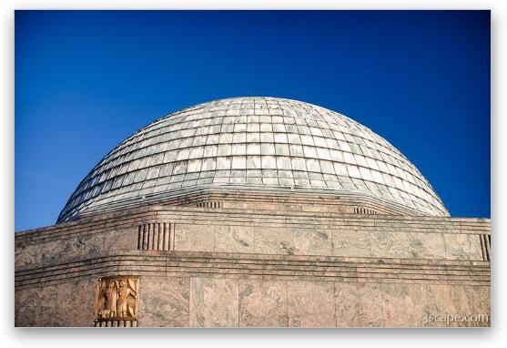 Dome of Adler Planetarium Fine Art Metal Print