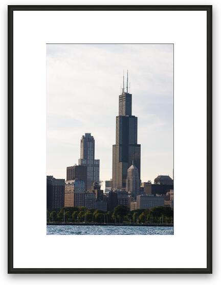 311 S. Wacker Building and the Willis (Sears) Tower Framed Fine Art Print