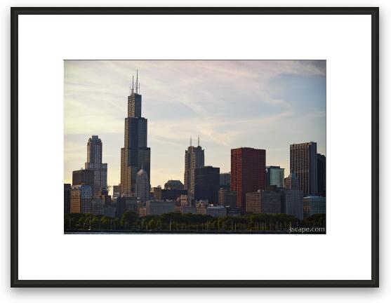 Chicago Skyline Framed Fine Art Print