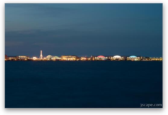 Navy Pier at dusk Fine Art Print