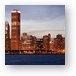 Sunset in Chicago Metal Print