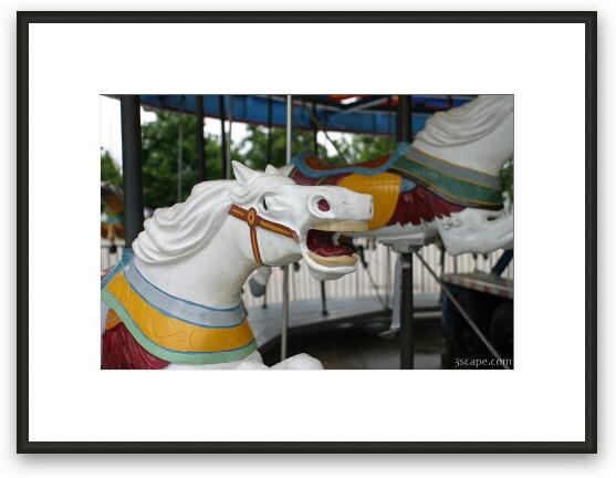 Carousel horse Framed Fine Art Print