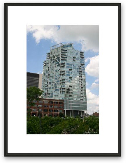 Condos on the Chicago River Framed Fine Art Print