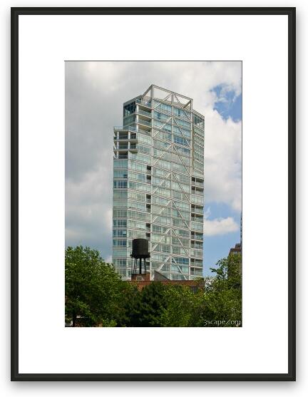 Condos on the Chicago River Framed Fine Art Print