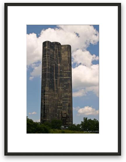 Lake Point Tower (condos) Framed Fine Art Print