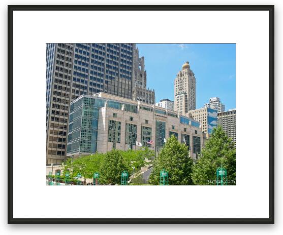 University of Chicago Gleacher Center Framed Fine Art Print
