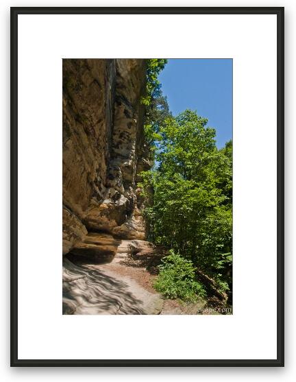 Trail (Starved Rock State Park) Framed Fine Art Print