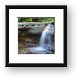 Very small waterfall (Matthiessen S.P.) Framed Print