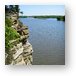 The Illinois River looking from Starved Rock State Park Metal Print