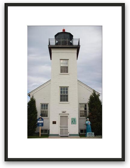 Sand Point Lighthouse Framed Fine Art Print