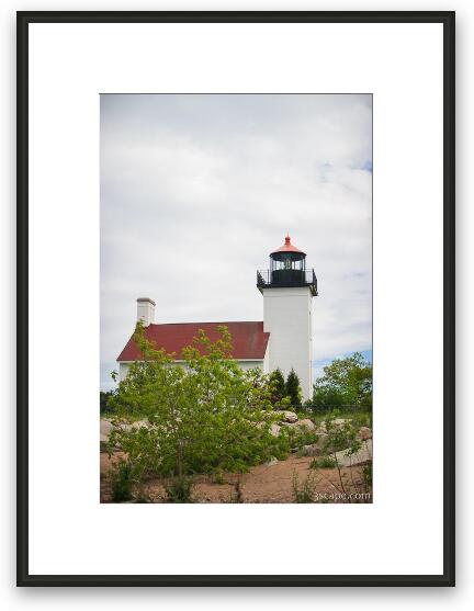 Sand Point Lighthouse - Escanaba, MI Framed Fine Art Print