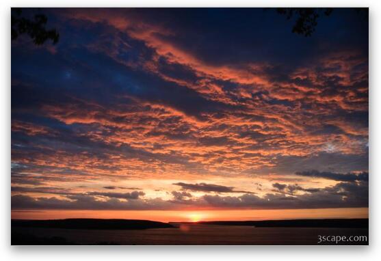Sunrise over Lake Superior Fine Art Metal Print