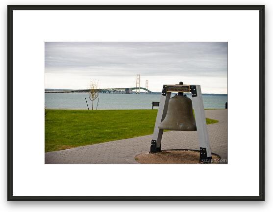 Mackinac Bridge Framed Fine Art Print