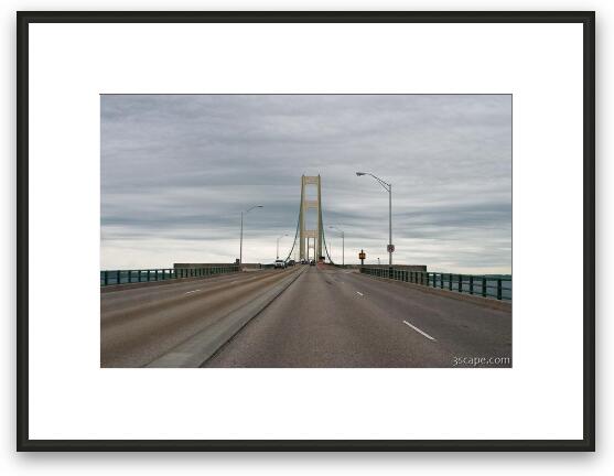 Mackinac Bridge Framed Fine Art Print