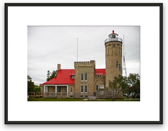 Old Mackinac Point Lighthouse Framed Fine Art Print