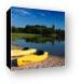 Kayaks by the Platte River Canvas Print