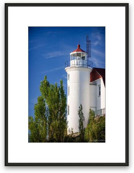 Point Betsie Lighthouse Michigan Framed Fine Art Print