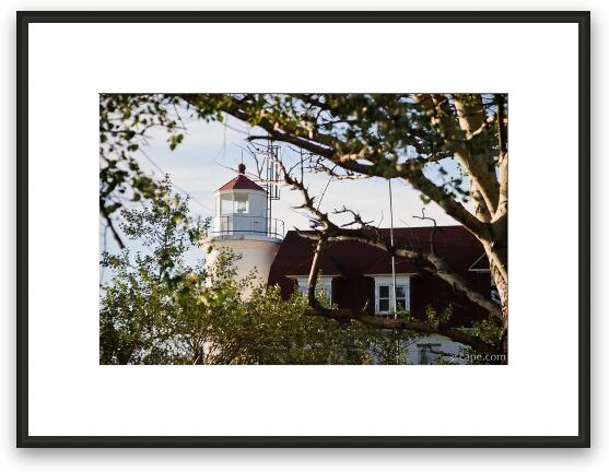 Point Betsie Lighthouse, near Crystallia, MI Framed Fine Art Print