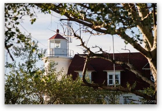 Point Betsie Lighthouse, near Crystallia, MI Fine Art Metal Print
