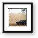 My Jeep by the dunes Framed Print
