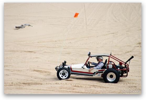 Dune buggy Fine Art Print by Adam Romanowicz