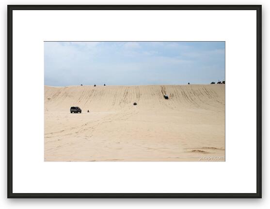 Big Hill at Silver Lake Dunes Framed Fine Art Print